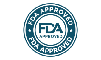 FDA registered facility badge showing manufacturing compliance with US regulatory standards