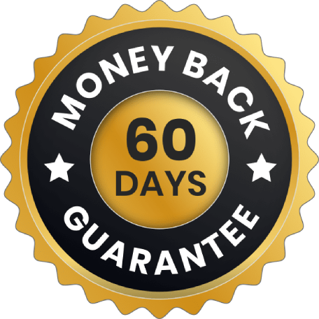 60 day money back guarantee trust badge for Prostadine